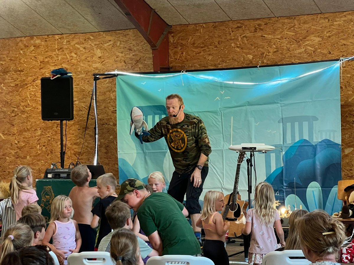 Børneshow i hallen