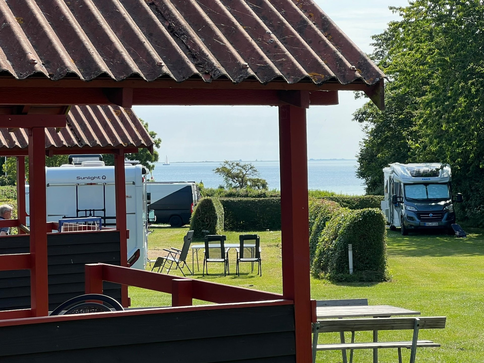 Havudsigt fra campingpladsen