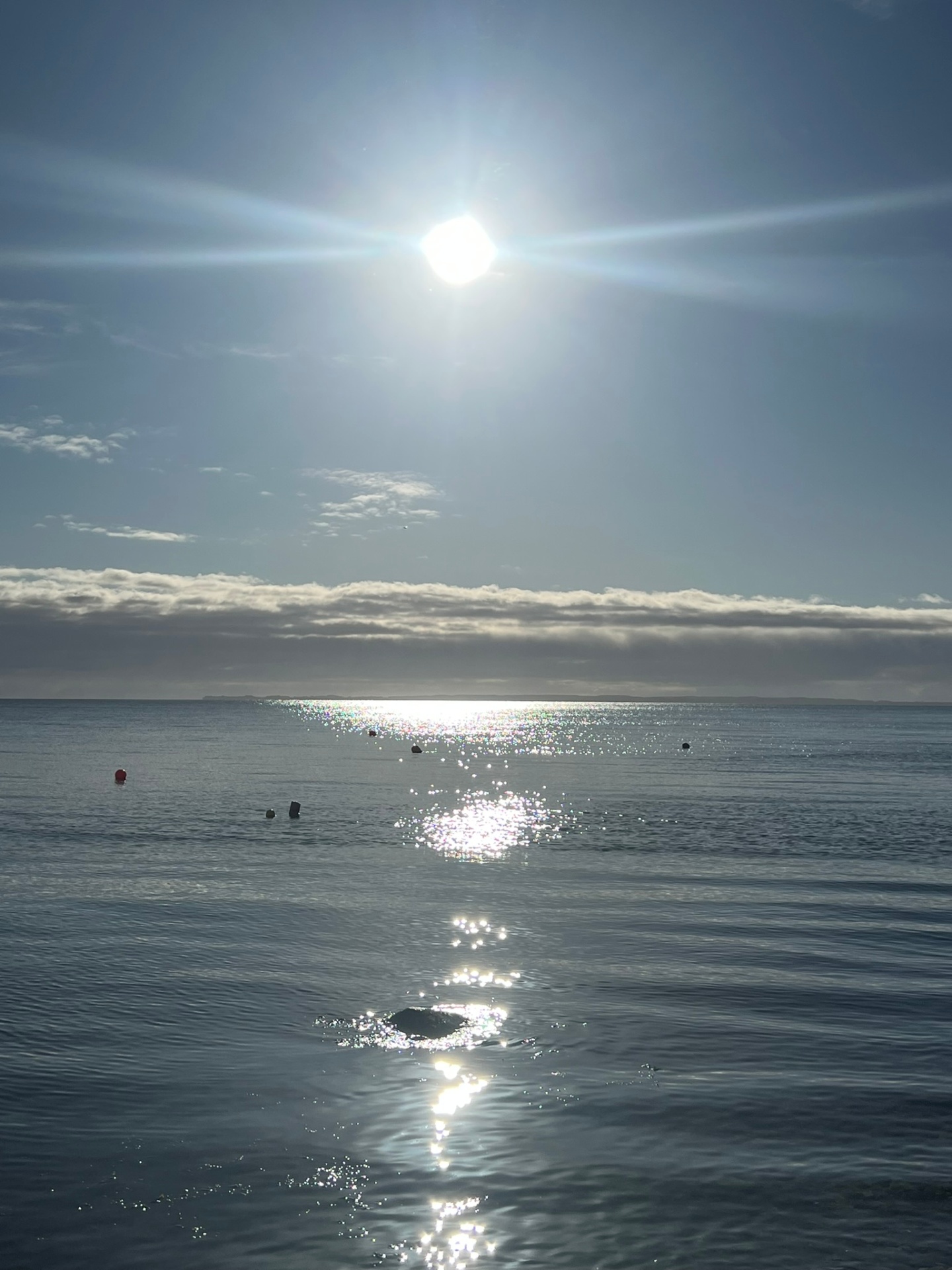 Udsigt over Storebælt fra Kongshøj Strand Camping