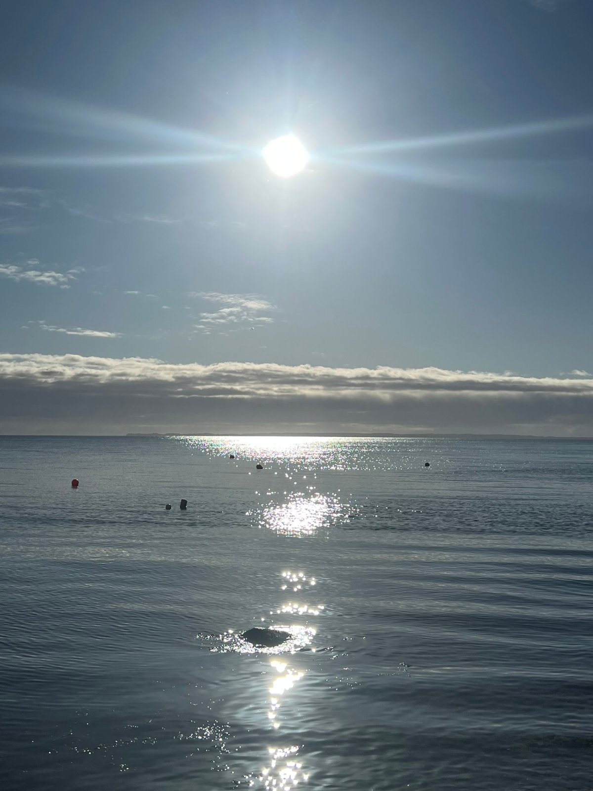 Udsigt over Storebælt fra Kongshøj Strand Camping