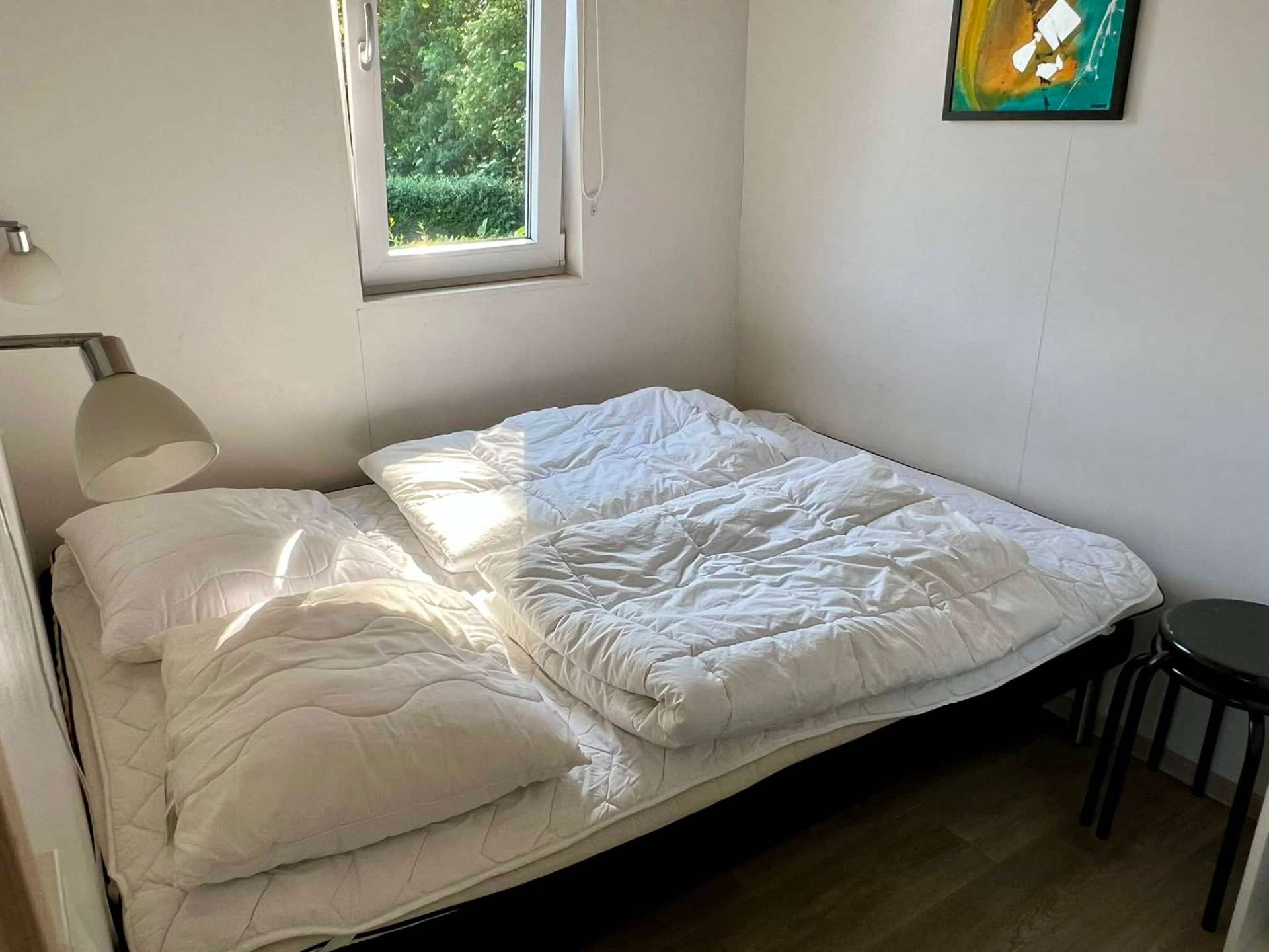 Soveværelse med dobbeltseng