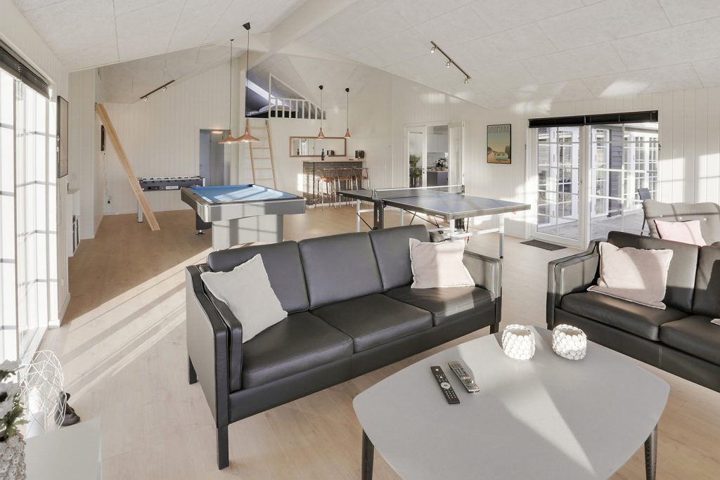 Schlafzimmer im Luxus-Ferienhaus