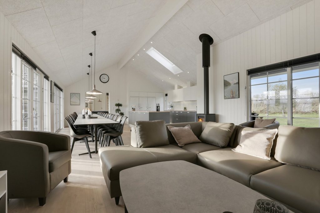 Wohnraum im Luxus-Ferienhaus